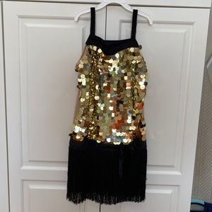 EUC Girls Flapper Dress (costume)  Sz 10/12